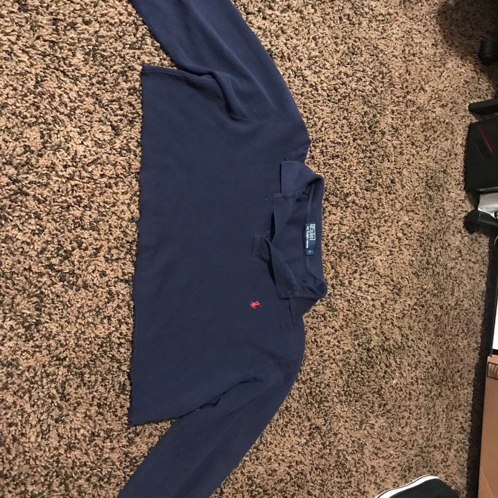 Dark blue cropped Polo Ralph Lauren